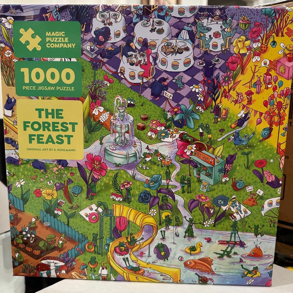 Magic Puzzle Company Forest Feast Jigsaw Puzzle